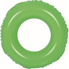 Надувной круг для плавания 60 см, зеленый цена и информация | Надувные и пляжные товары | pigu.lt