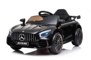 Mercedes GT R, детский одноместный электромобиль, черный цена и информация | Электромобили для детей | pigu.lt