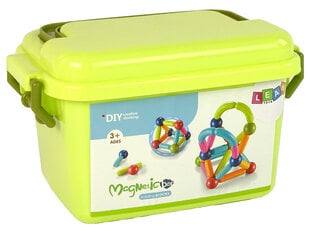 Magnetinių kaladėlių rinkinys Lean Toys, 34 d. цена и информация | Конструкторы и кубики | pigu.lt