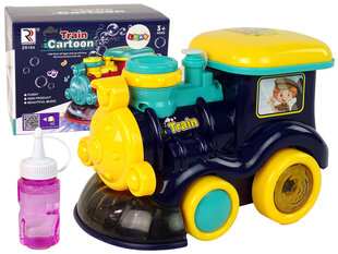 Muilo burbulai lokomotyvas Lean Toys, mėlyni kaina ir informacija | Vandens, smėlio ir paplūdimio žaislai | pigu.lt