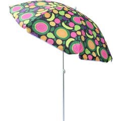 Paplūdimio skėtis, 160 cm, įvairių spalvų kaina ir informacija | Skėčiai, markizės, stovai | pigu.lt