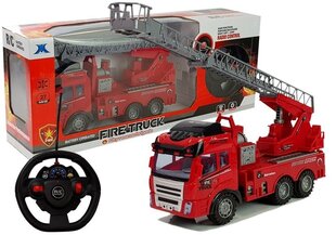 Пожарная машина с дистанционным управлением и лестницей цена и информация | Игрушки для мальчиков | pigu.lt