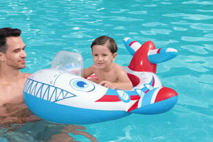 Надувная детская лодка-самолёт Bestway 109 х 97 см, cиняя цена и информация | Надувные и пляжные товары | pigu.lt