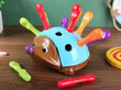 Edukacinis ežiukas su spalvotais spygliais Montessori цена и информация | Lavinamieji žaislai | pigu.lt
