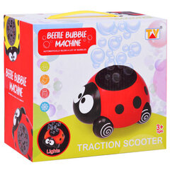 Muilo burbulų mašina boružėlė Jokomisiada, raudona kaina ir informacija | Vandens, smėlio ir paplūdimio žaislai | pigu.lt