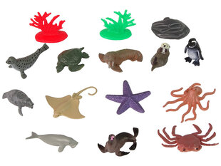 Набор фигурок - Морские животные 2, 12шт. цена и информация | Игрушки для мальчиков | pigu.lt