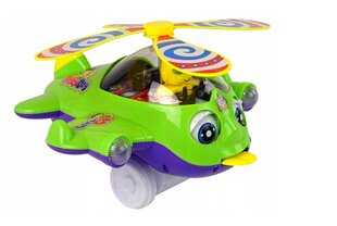 Stumiamas lėktuvėlis, žalias kaina ir informacija | Žaislai kūdikiams | pigu.lt