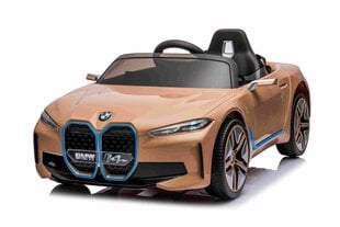 Radijo bangomis valdomas automobilis BMW I4, rudas kaina ir informacija | Žaislai berniukams | pigu.lt