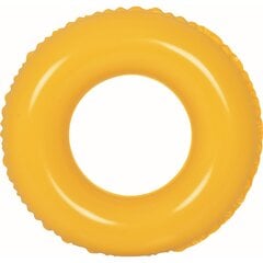 Надувной круг для плавания 60 см, желтый цена и информация | Надувные и пляжные товары | pigu.lt