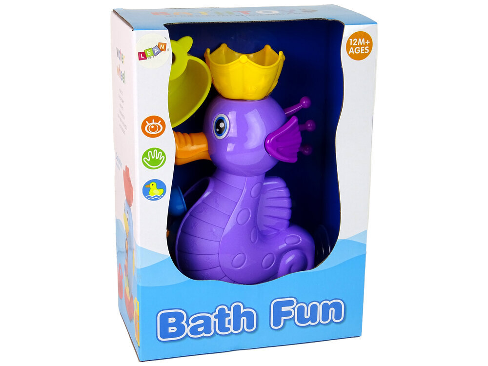 Vonios žaislas-jūrų arkliukas Lean toys цена и информация | Žaislai kūdikiams | pigu.lt