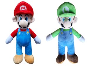 Minkštų žaislų Super Mario+Luigi komplektas, 38cm, 2vnt kaina ir informacija | Minkšti (pliušiniai) žaislai | pigu.lt