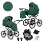 Universalus vežimėlis Romantic Kunert 3in1 green kaina ir informacija | Vežimėliai | pigu.lt