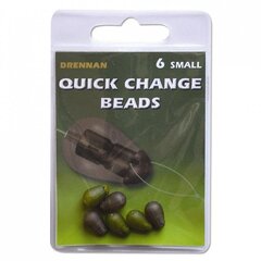 Соединительные элементы для рыбалки Drennan Quick Change Beads Small, 6 шт. цена и информация | Крючки для рыбалки | pigu.lt