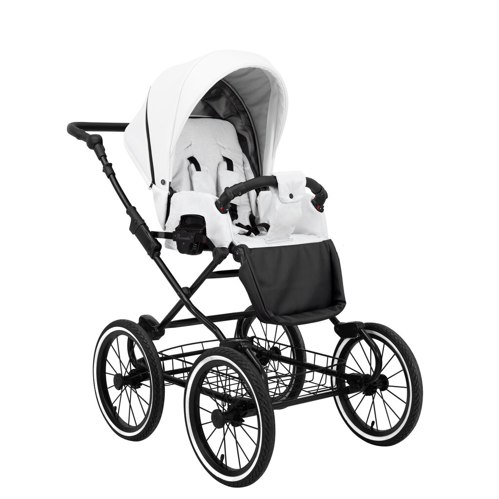 Universalus vežimėlis Romantic Kunert 3in1 White ECO kaina ir informacija | Vežimėliai | pigu.lt