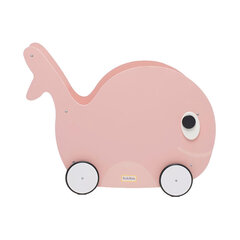 Толкатель для хранения игрушек и игрушек Toddler Whale Paris, розовый цена и информация | Игрушки для малышей | pigu.lt