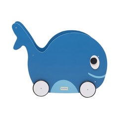Stumdukas ir žaislų saugykla mažyliui Rocketbaby Whale Universe, mėlynas kaina ir informacija | Žaislai kūdikiams | pigu.lt