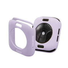 Силиконовый чехол для Apple Watch – Фиолетовый – 45мм цена и информация | Аксессуары для смарт-часов и браслетов | pigu.lt