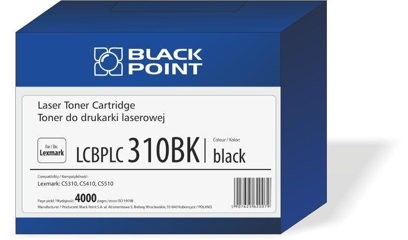 Toner Black Point LCBPLCS310BK | black | 4000 pp | Lexmark 70C2HK0 цена и информация | Kasetės lazeriniams spausdintuvams | pigu.lt