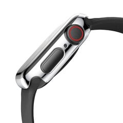 Чехол для Apple Watch — Серебряный - 45мм цена и информация | Аксессуары для смарт-часов и браслетов | pigu.lt