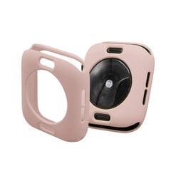 Силиконовый чехол для Apple Watch – Розовый - 45мм цена и информация | Аксессуары для смарт-часов и браслетов | pigu.lt