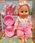 Lėlė kūdikis su priedais Culan kaina ir informacija | Žaislai mergaitėms | pigu.lt