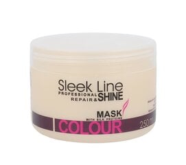 Маска для волос Stapiz Sleek Line Colour 250 мл цена и информация | Средства для укрепления волос | pigu.lt