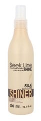 Spindesio suteikianti priemonė Stapiz Sleek Line Silk Shiner 300 ml kaina ir informacija | Plaukų stiprinimo priemonės | pigu.lt