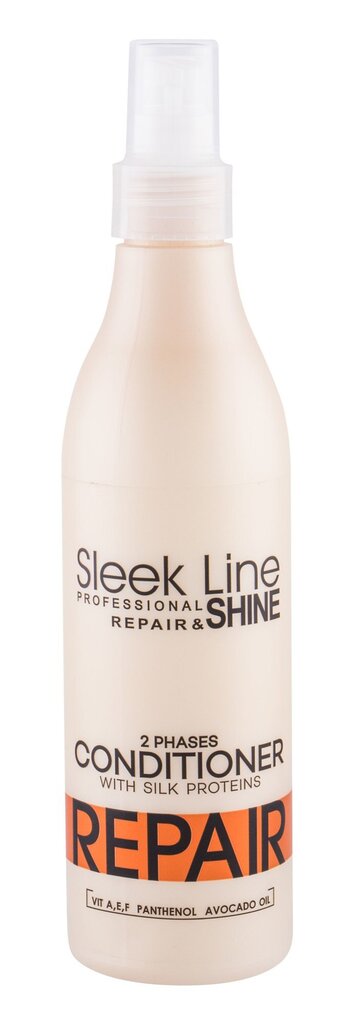 Kondicionierius pažeistiems plaukams Stapiz Sleek Line Repair 2 Phases 300 ml kaina ir informacija | Balzamai, kondicionieriai | pigu.lt