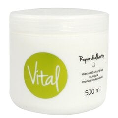 Stapiz Vital Repair Dual Hairtip Mask 60s маска для волос 500 мл цена и информация | Средства для укрепления волос | pigu.lt