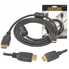 Lamex, Hdmi-Micro Hdmi, 1.5 m kaina ir informacija | Kabeliai ir laidai | pigu.lt