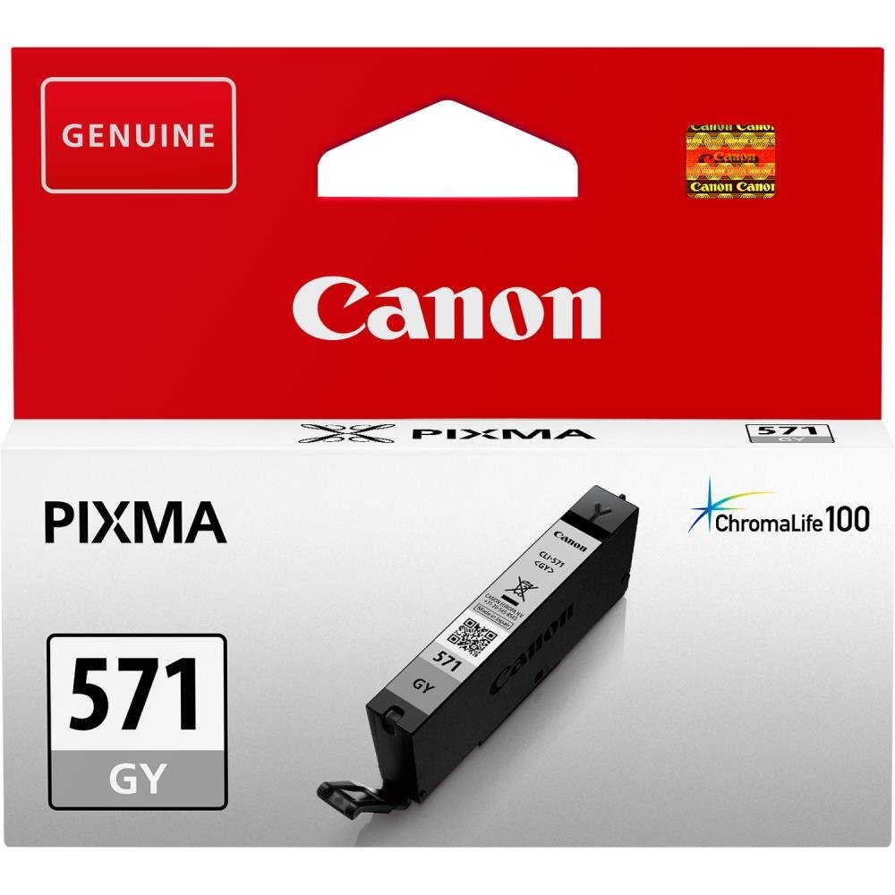 Canon CLI-571 GREY 0389C001 kaina ir informacija | Kasetės rašaliniams spausdintuvams | pigu.lt