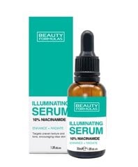 Šviesinantis veido serumas Beauty Formulas 10% Niacinamide Serum Illuminating, 30 ml цена и информация | Сыворотки для лица, масла | pigu.lt
