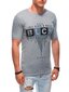 Marškinėliai vyrams Edoti 122423-7, pilki цена и информация | Vyriški marškinėliai | pigu.lt