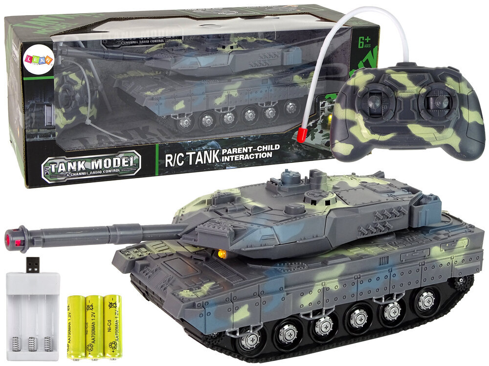 Nuotoliniu būdu valdomas tankas Lean Toys kaina ir informacija | Žaislai berniukams | pigu.lt
