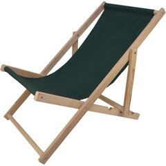 Sulankstoma paplūdimio kėdė, žalia kaina ir informacija | Gultai | pigu.lt