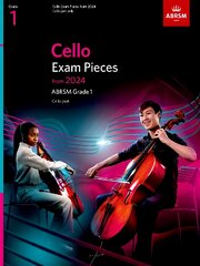 Cello Exam Pieces from 2024, ABRSM Grade 1, Cello Part kaina ir informacija | Knygos apie meną | pigu.lt
