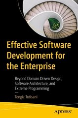 Effective Software Development for the Enterprise: Beyond Domain Driven Design, Software Architecture, and Extreme Programming 1st ed. kaina ir informacija | Ekonomikos knygos | pigu.lt