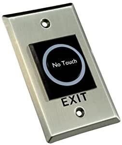 Sensorinis išėjimo atidarymo mygtukas su LED pašvietimu kaina ir informacija | Apsaugos sistemos, valdikliai | pigu.lt