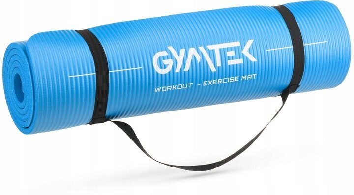 Jogos kilimėlis Gymtek, 180x61x1cm, mėlynas kaina ir informacija | Kilimėliai sportui | pigu.lt