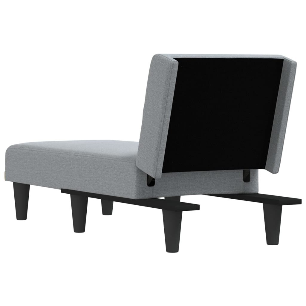Poilsio gultas vidaXL, pilkas kaina ir informacija | Svetainės foteliai | pigu.lt