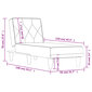 Gulimas fotelis vidaXL, pilkas kaina ir informacija | Svetainės foteliai | pigu.lt