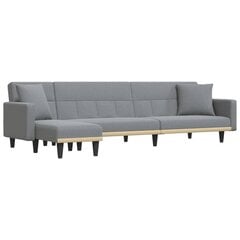 Sofa-lova vidaXL, pilka kaina ir informacija | Sofos | pigu.lt