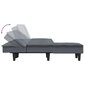 Sofa-lova vidaXL, pilka kaina ir informacija | Sofos | pigu.lt