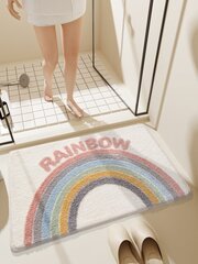 Vonios kilimėlis Rainbow, 50x80 cm kaina ir informacija | Vonios kambario aksesuarai | pigu.lt