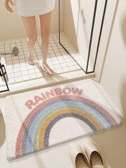 Впитывающий коврик для ванной Rainbow цена и информация | Аксессуары для ванной комнаты | pigu.lt