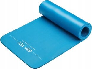 Jogos kilimėlis Gymtek, 180x61x1,5 cm, mėlynas цена и информация | Коврики для йоги, фитнеса | pigu.lt