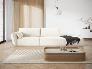 Dešininė sofa Vanda, 4 sėdimos vietos, šv. smėlio sp. kaina ir informacija | Minkšti kampai | pigu.lt