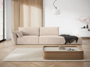 Dešininė sofa Vanda, 4 sėdimos vietos, smėlio sp. kaina ir informacija | Minkšti kampai | pigu.lt