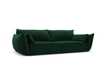 Velvet sofa Vanda, 3 sėdimos vietos, žalio butelio sp.