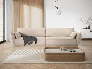 Sofa Vanda, 4 sėdimos vietos, smėlio kaina ir informacija | Sofos | pigu.lt